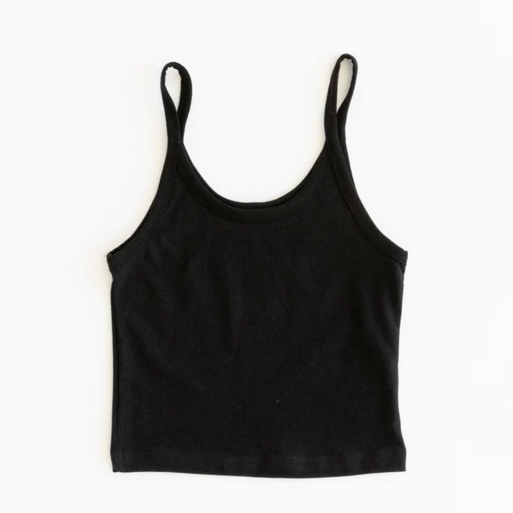 ARQ Black Crop Tank